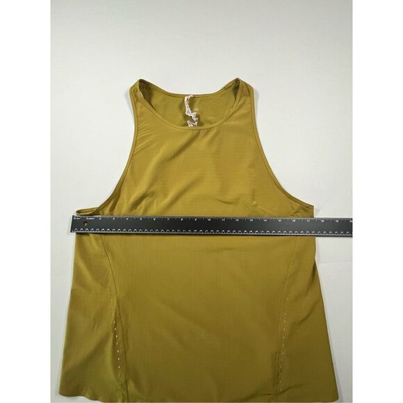 Lululemon Lightweight Stretch Reflect Running Tank Top Auric Gold Size 6 W1DHIS - Picture 8 of 9